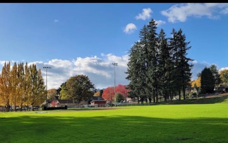 Louis Bloch Field baseball park in Camas, WA